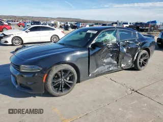 2018 Dodge Charger SXT with VIN 2C3CDXBG3JH186249, listed as a Copart auction lot 47309305 with 54,766 mi miles and Salvage Title. Bid and sale history available at DreamBid. Image 1.