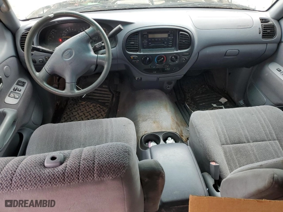 2002 Toyota Tundra SR5 with VIN 5TBRT34192S326732, listed as a Copart auction lot 44801655 with 292,318 mi miles and Salvage Title. Bid and sale history available at carsss.com. Image 8.