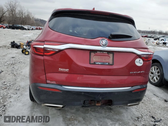 2019 Buick Enclave Premium with VIN 5GAERCKW2KJ275785, listed as a Copart auction lot 42170125 with 63,216 mi miles and Salvage Title. Bid and sale history available at carsss.com. Image 6.