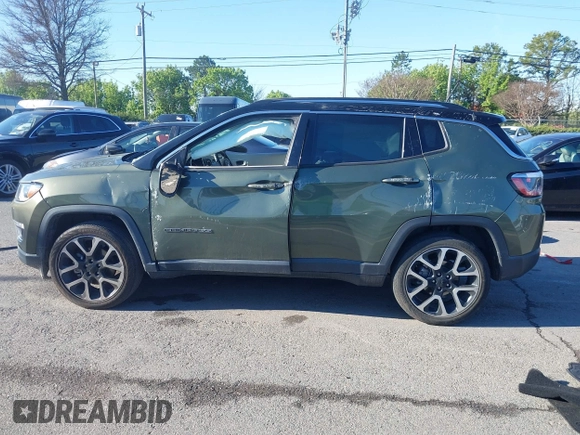 2021 Jeep Compass Limited with VIN 3C4NJDCB7MT599950, listed as a IAAI auction lot 41879491 with 67,282 mi miles and . Bid and sale history available at carsss.com. Image 14.