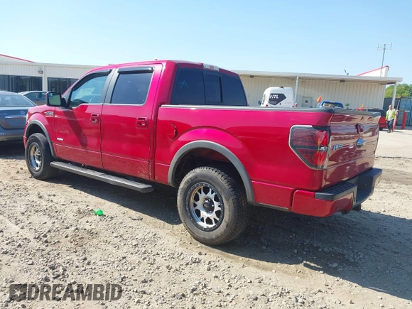 2011 Ford F-150 XLT with VIN 1FTFW1ET5BFC55566, listed as a IAAI auction lot 41896825 with 287,297 mi miles. Bid and sale history available at carsss.com. Image 3.