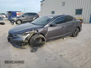 2021 Acura ILX w/Premium/A-SPEC Package with VIN 19UDE2F84MA001732, listed as a Copart auction lot 50497125 with 61,017 mi miles and Salvage Title. Bid and sale history available at carsss.com. Image 1.