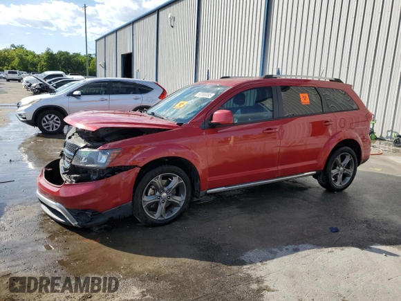 2015 Dodge Journey Crossroad with VIN 3C4PDDGG7FT533617, listed as a Copart auction lot 50380085 with 145,243 mi miles and Salvage title. Bid and sale history available at DreamBid. Image 1.