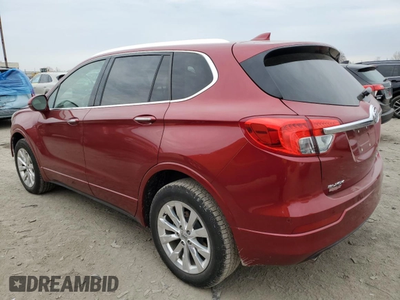 2017 Buick Envision Essence with VIN LRBFXBSA4HD223622, listed as a Copart auction lot 50816625 with 75,412 mi miles and Salvage Title. Bid and sale history available at carsss.com. Image 2.