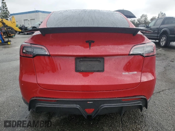 2022 Tesla Model Y Performance с VIN 7SAYGDEF7NF335903, выставлен на аукционе Copart как лот 48883035 с пробегом 73 132 миль миль и Списание • Salvage title. История ставок и продаж доступна на DreamBid. Изображение 6.