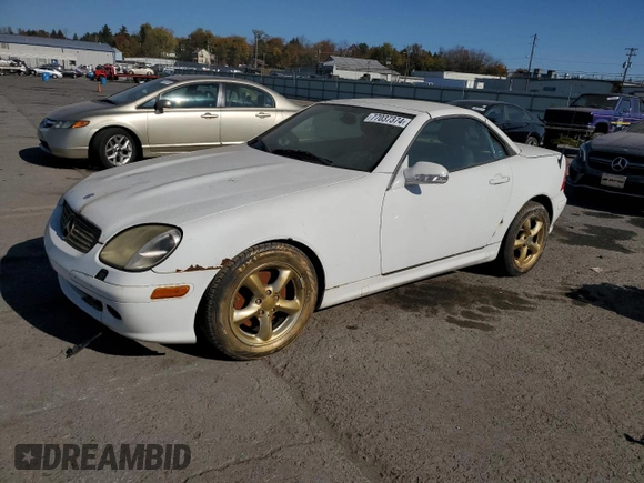 2001 Mercedes-Benz SLK 230/320 with VIN WDBKK65FX1F207009, listed as a Copart auction lot 77037374 with Not Provided miles and Clean Title. Bid and sale history available at DreamBid. Image 1.