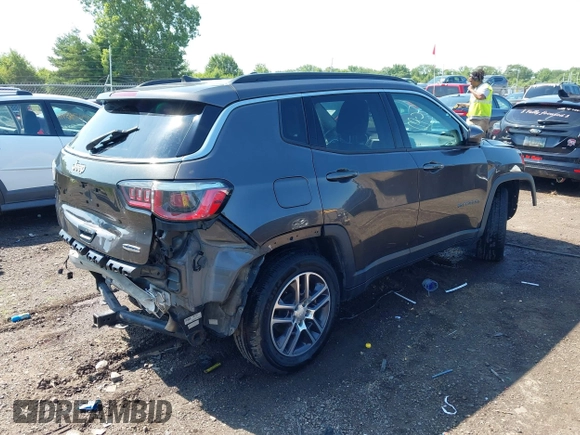 2018 Jeep Compass Latitude with VIN 3C4NJCBB1JT204782, listed as a IAAI auction lot 42539508 with 127,770 mi miles and . Bid and sale history available at DreamBid. Image 4.