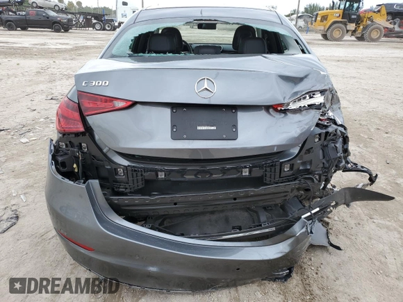 2022 Mercedes-Benz C 300 with VIN W1KAF4GB1NR007727, listed as a Copart auction lot 67878504 with 12,880 mi miles and Salvage Title. Bid and sale history available at DreamBid. Image 6.