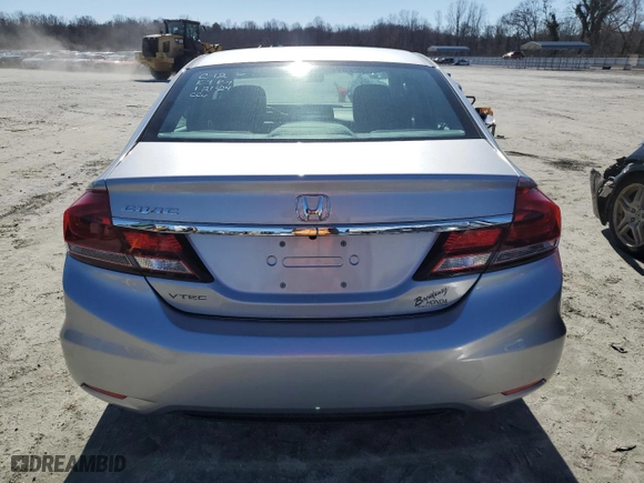 2013 Honda Civic Sdn LX with VIN 2HGFB2F56DH601502, listed as a Copart auction lot 45399845 with 31,092 mi miles and Salvage Title. Bid and sale history available at carsss.com. Image 6.