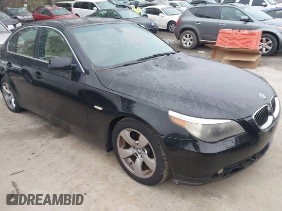 2006 BMW 5 Series 530i with VIN WBANE735X6CM41579, listed as a IAAI auction lot 41929506 with 201,655 mi miles and . Bid and sale history available at carsss.com. Image 1.