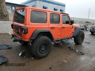 2023 Jeep Wrangler Sport S with VIN 1C4HJXDG6PW675682, listed as a Copart auction lot 41446855 with 22,816 mi miles and Salvage Title. Bid and sale history available at DreamBid. Image 3.