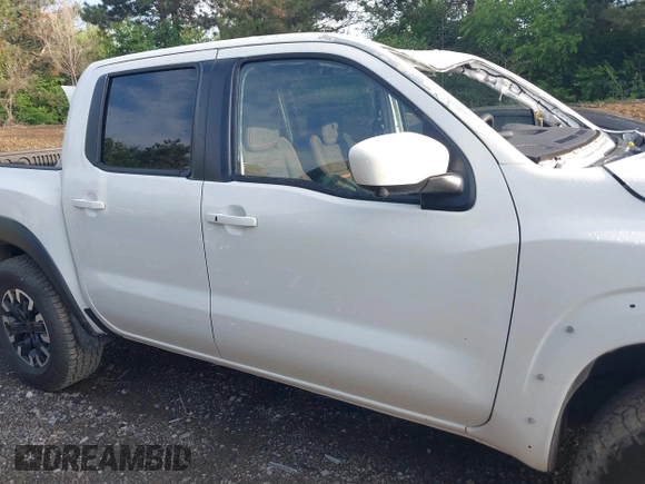 2024 Nissan Frontier SL with VIN 1N6ED1EK2RN656501, listed as a IAAI auction lot 42265453 with 3,813 mi miles and . Bid and sale history available at DreamBid. Image 14.