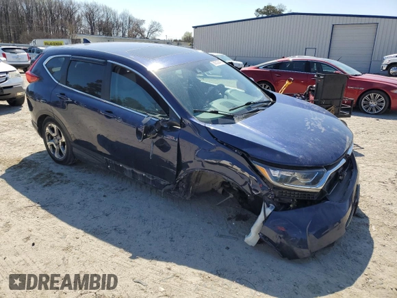 2017 Honda CR-V EX-L with VIN 5J6RW2H84HL018727, listed as a Copart auction lot 50523945 with 125,342 mi miles and Salvage Title. Bid and sale history available at DreamBid. Image 4.