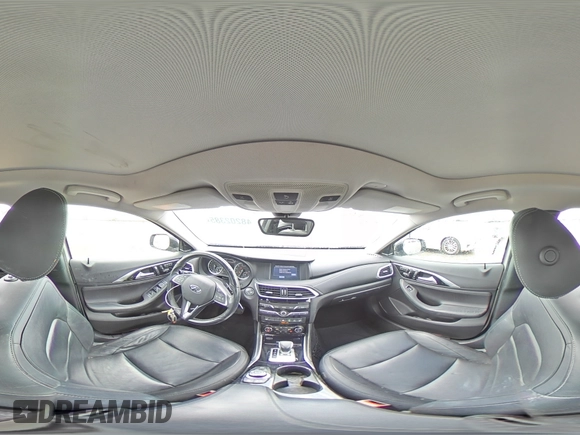 2018 Infiniti QX30 Premium with VIN SJKCH5CP0JA048053, listed as a Copart auction lot 48202385 with 90,578 mi miles and Salvage title. Bid and sale history available at DreamBid. Image 14.