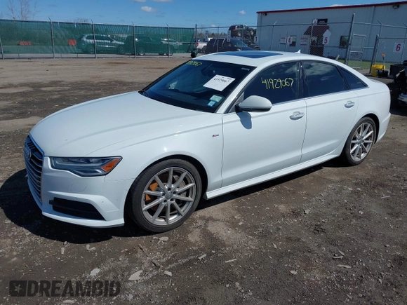 2018 Audi A6 Premium Plus with VIN WAUG8AFCXJN013578, listed as a IAAI auction lot 41929067 with 94,769 mi miles. Bid and sale history available at carsss.com. Image 2.