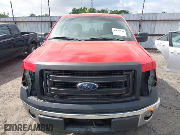 2013 Ford F-150 XL with VIN 1FTEX1CM2DKG41117, listed as a IAAI auction lot 42035732 with 1 mi miles. Bid and sale history available at carsss.com. Image 13.
