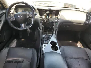 2014 Infiniti Q50 Sport with VIN JN1BV7APXEM687358, listed as a Copart auction lot 52028215 with 109,855 mi miles and Salvage Title. Bid and sale history available at DreamBid. Image 8.