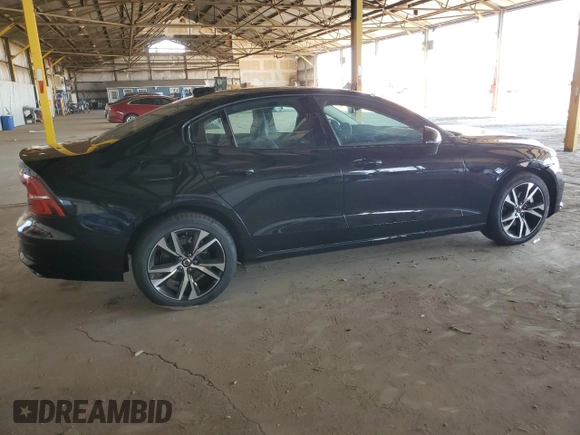 2024 Volvo S60 Core Dark Theme with VIN 7JRL12FK1RG324997, listed as a Copart auction lot 64224614 with 981 mi miles and Salvage Title. Bid and sale history available at carsss.com. Image 3.