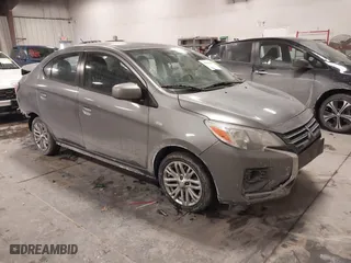 2022 Mitsubishi Mirage G4 ES with VIN ML32FUFJ9NHF07332, listed as a IAAI auction lot 41636809 with 21,768 mi miles. Bid and sale history available at carsss.com. Image 1.