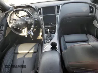 2020 Infiniti Q50 Red Sport 400 with VIN JN1FV7AR9LM660491, listed as a Copart auction lot 48175725 with 39,540 mi miles and Salvage Title. Bid and sale history available at carsss.com. Image 8.
