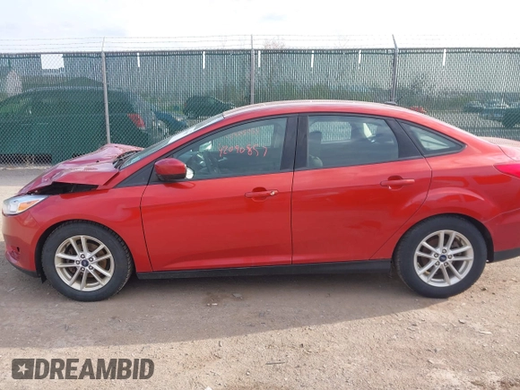 2018 Ford Focus SE with VIN 1FADP3FE6JL318552, listed as a IAAI auction lot 42090857 with 81,624 mi miles. Bid and sale history available at carsss.com. Image 14.