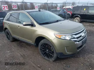 2013 Ford Edge SEL with VIN 2FMDK4JC6DBA25318, listed as a IAAI auction lot 42026890 with 122,505 mi miles. Bid and sale history available at carsss.com. Image 1.