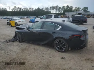 2024 Lexus IS 350 F Sport with VIN JTHGZ1B26R5077771, listed as a Copart auction lot 57396885 with 16,162 mi miles and Salvage title. Bid and sale history available at DreamBid. Image 2.