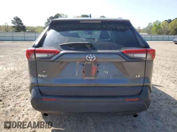 2020 Toyota RAV4 LE with VIN 2T3H1RFV3LC080936, listed as a Copart auction lot 51314725 with 107,192 mi miles and Salvage Title. Bid and sale history available at DreamBid. Image 6.