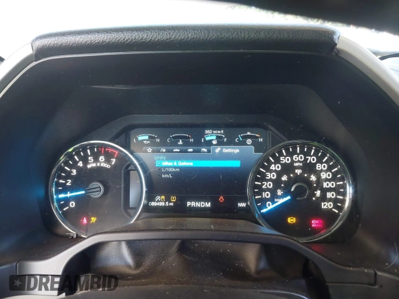 2017 Ford F-150 XL with VIN 1FTEW1EGXHFA37307, listed as a IAAI auction lot 42709550 with 89,499 mi miles and . Bid and sale history available at DreamBid. Image 7.