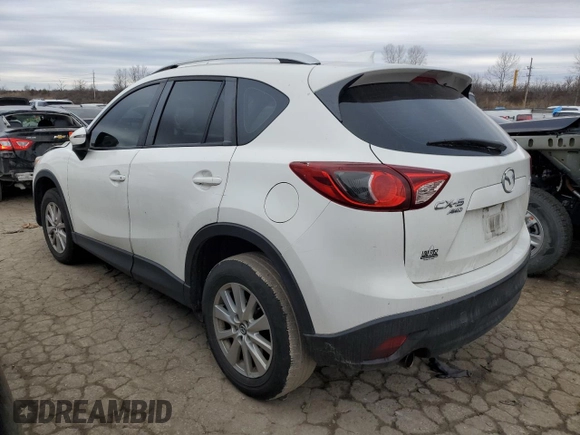 2015 Mazda CX-5 Sport with VIN JM3KE4BY6F0485829, listed as a Copart auction lot 44471265 with 147,699 mi miles and Salvage Title. Bid and sale history available at carsss.com. Image 2.