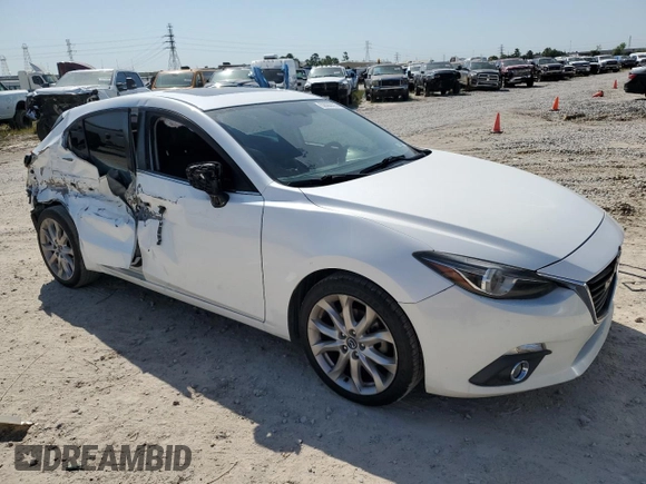 2014 Mazda 3 S Grand Touring z VIN JM1BM1M33E1163458, wystawiony jako Copart lot #52093725 z przebiegiem 141 757 mil mil oraz Szkoda całkowita • Salvage title. Historia ofert i sprzedaży dostępna na DreamBid. Obrazek 4.