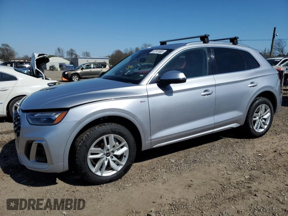 2023 Audi Q5 S line Premium with VIN WA1GAAFY9P2012980, listed as a Copart auction lot 52747465 with 59,690 mi miles and Salvage Title. Bid and sale history available at carsss.com. Image 1.