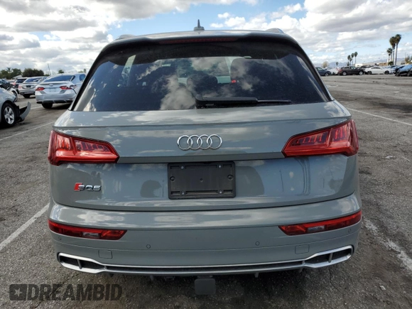 2020 Audi SQ5 Premium Plus with VIN WA1B4AFY1L2123096, listed as a Copart auction lot 41638784 with 31,705 mi miles and . Bid and sale history available at DreamBid. Image 6.