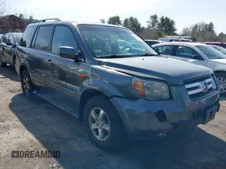 2007 Honda Pilot EX-L with VIN 2HKYF18567H506484, listed as a IAAI auction lot 41924092 with 169,919 mi miles. Bid and sale history available at carsss.com. Image 1.