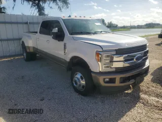 2019 Ford F-350 XL with VIN 1FT8W3DT9KEC28477, listed as a Copart auction lot 60122745 with Not provided miles and Salvage title. Bid and sale history available at DreamBid. Image 4.