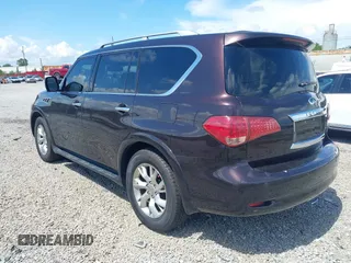 2014 Infiniti QX80 with VIN JN8AZ2NE9E9065544, listed as a IAAI auction lot 42652230 with 189,714 mi miles and . Bid and sale history available at DreamBid. Image 3.