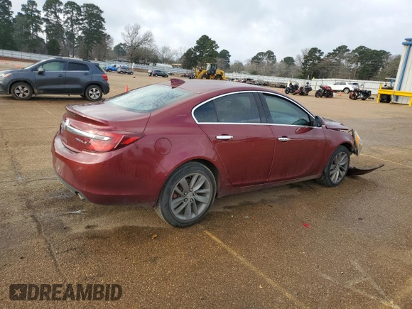 2016 Buick Regal with VIN 2G4GK5EX5G9116849, listed as a Copart auction lot 43437865 with 145,001 mi miles and Salvage Title. Bid and sale history available at carsss.com. Image 3.