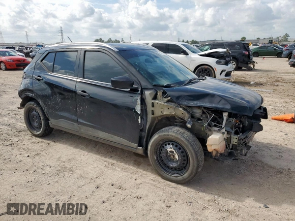 2018 Nissan Kicks S with VIN 3N1CP5CU0JL535244, listed as a Copart auction lot 63816985 with 129,271 mi miles and Salvage title. Bid and sale history available at DreamBid. Image 4.