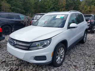 2017 Volkswagen Tiguan Wolfsburg Edition with VIN WVGRV7AX1HW505773, listed as a IAAI auction lot 38026893 with 63,026 mi miles and . Bid and sale history available at DreamBid. Image 2.