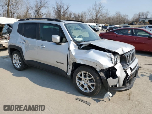 2020 Jeep Renegade Latitude with VIN ZACNJABB6LPL18885, listed as a Copart auction lot 48652735 with 70,776 mi miles and Salvage Title. Bid and sale history available at carsss.com. Image 4.