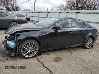 2015 Lexus IS 250 with VIN JTHCF1D2XF5027889, listed as a Copart auction lot 47122285 with 122,426 mi miles and Salvage Title. Bid and sale history available at DreamBid. Image 1.