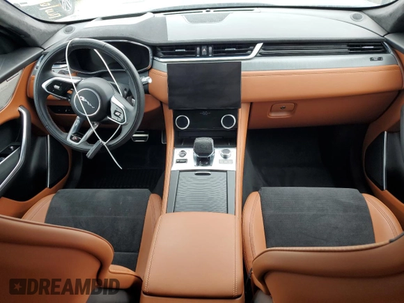 2022 Jaguar F-Pace SVR z VIN SADCZ2EE4NA702878, wystawiony jako Copart lot #74293144 z przebiegiem Nie podano mil oraz Szkoda całkowita • Salvage title. Historia ofert i sprzedaży dostępna na DreamBid. Obrazek 8.