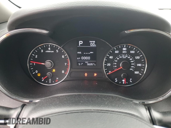2018 Kia Forte5 LX with VIN KNAFK5A85J5773795, listed as a Copart auction lot 83042954 with 56,267 mi miles and Salvage Title. Bid and sale history available at carsss.com. Image 9.
