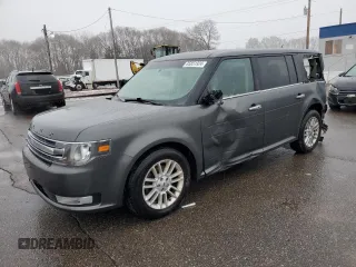 2016 Ford Flex SEL with VIN 2FMHK6C87GBA16072, listed as a Copart auction lot 85851924 with 133,505 mi miles and Salvage Title. Bid and sale history available at carsss.com. Image 1.