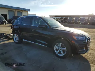 2024 Audi Q5 Premium with VIN WA1ABAFY8R2063537, listed as a Copart auction lot 80240554 with 3,741 mi miles and Salvage Title. Bid and sale history available at carsss.com. Image 4.