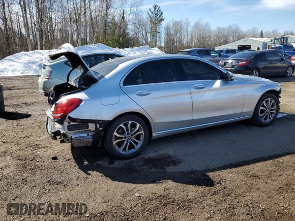 2018 Mercedes-Benz C 300 with VIN 55SWF4KB1JU269737, listed as a Copart auction lot 47123975 with 78,440 mi miles and Salvage Title. Bid and sale history available at DreamBid. Image 3.