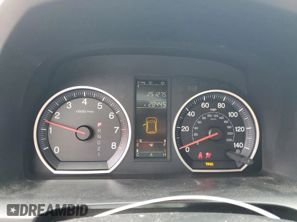 2007 Honda CR-V LX with VIN JHLRE38357C025660, listed as a Copart auction lot 47817285 with 251,275 mi miles and Salvage Title. Bid and sale history available at carsss.com. Image 9.