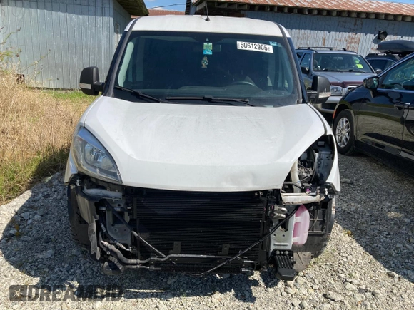2015 Ram ProMaster City Cargo with VIN ZFBERFCT1F6951594, listed as a Copart auction lot 50612905 with 67,341 mi miles and Salvage Title. Bid and sale history available at DreamBid. Image 5.