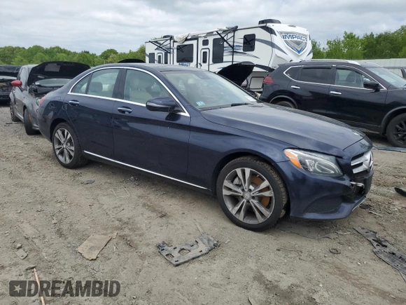 2017 Mercedes-Benz C 300 with VIN WDDWF4KB0HR252813, listed as a Copart auction lot 57310045 with 78,710 mi miles and Non repairable. Bid and sale history available at DreamBid. Image 4.