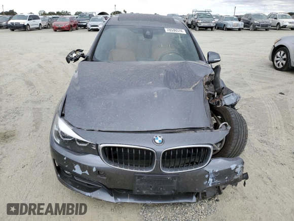 2018 BMW 3 Series 330i xDrive with VIN WBA8Z9C57JB219965, listed as a Copart auction lot 76536574 with 0 mi miles and Salvage Title. Bid and sale history available at carsss.com. Image 5.